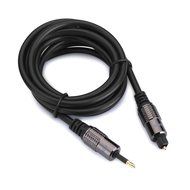 FosPower (3 Feet) 24K Gold Plated Toslink to Mini Toslink Digital Optical S/PDIF Audio Cable with Metal Connectors... N14