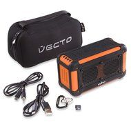 Veho VXS-002-ORG 360 Vecto Wireless Water Resistant Outdoor Speaker with 6000mAh Powerbank, Microphone, MP3 player... N2