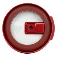 Pyrex 7200-NLC No-Leak Vented Round Storage Lid Cover for 2 Cup Bowl (4, Red) N3