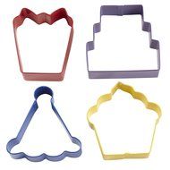 Wilton 2308-0909 Party Cookie Cutter Set, Set of 4-Discontinued By Manufacturer N2