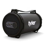 Tyler Portable Wireless Bluetooth Speaker TWS403-BK, Indoor/Outdoor 2.1 Hi-Fi Stereo Cylinder Loud Speaker, Dual...
