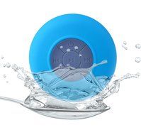 Generic Waterproof Wireless Bluetooth Stereo Shower Speaker, Ultra Portable Hands-Free Speakerphone (Blue)