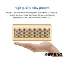 ReFeng Portable Classic HD Wireless Rechargeable Bluetooth 4.0 Speaker with Premium Aluminum Tough Built Finish... N3