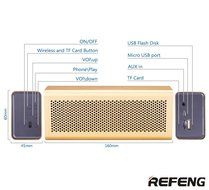 ReFeng Portable Classic HD Wireless Rechargeable Bluetooth 4.0 Speaker with Premium Aluminum Tough Built Finish... N5