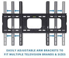 Mount-It! MI-305B TV Wall Mount for Samsung, Sony, LG, Sharp, Insignia, Vizio, Haier, Toshiba, Sharp, Element,... N2