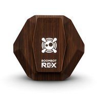 Boombotix - Boombot REX 2.0, Wireless Ultraportable Weatherproof Bluetooth Speaker, Woodgrain N2