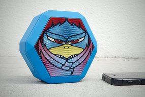 Boombotix - Boombot REX 2.0, Wireless Ultraportable Weatherproof Bluetooth Speaker, Woodgrain N8