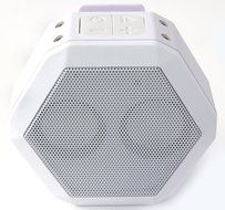 Boombotix - Boombot REX 2.0, Wireless Ultraportable Weatherproof Bluetooth Speaker, Woodgrain N28