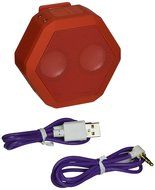 Boombotix - Boombot REX 2.0, Wireless Ultraportable Weatherproof Bluetooth Speaker, Woodgrain N32