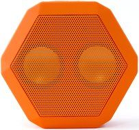 Boombotix - Boombot REX 2.0, Wireless Ultraportable Weatherproof Bluetooth Speaker, Woodgrain N33