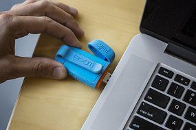 Polk Audio BITE-A Boom Bit Waterproof Wearable Bluetooth Speaker, Blue N6