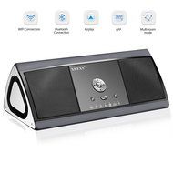 WiFi Speaker with App, Airplay/ DLNA connection,XREXS Wireless Bluetooth Stereo Speaker with Subwoofer Bass,Multi... N9