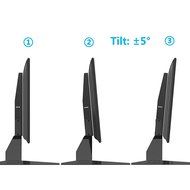 Fitueyes Universal LCD Flat Screen TV Table Top Stand / Base Mount fits 42" to 65'' TV TT06801MB N11