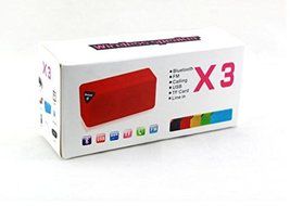 Miss.AJ Mini Wireless Bluetooth Speaker X3 Support TF USB FM Handsfree Music Sound Box Subwoofer Loudspeakers... N4
