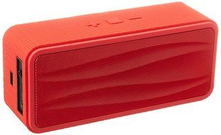 Divoom Onbeat 200 Red Bluetooth Portable Speaker with Mic for Apple iphone 5, 4s, 4, iPod, iPad, Mac, Tablet,... N2