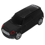 Portable Car Model Bluetooth Speaker Support Handsfree FM U disk TF Card Stereo Speaker Color Black