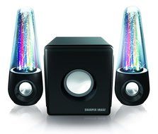 Sharper Image SBT5002 Water and Light Show Bluetooth Streaming 2.1 Speakers with Subwoofer and Dancing Lights...