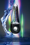 Sharper Image SBT5002 Water and Light Show Bluetooth Streaming 2.1 Speakers with Subwoofer and Dancing Lights... N3
