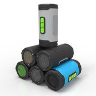 SCOSCHE Waterproof, Wireless Speaker for Universal/Smartphone - Tech Sport Gray N6