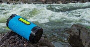 SCOSCHE Waterproof, Wireless Speaker for Universal/Smartphone - Tech Sport Gray N7