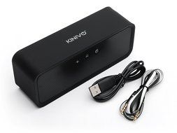 Kinivo BTX270 Wireless Bluetooth Portable Speaker - Supports apt-X for high quality digital audio (Black) N4