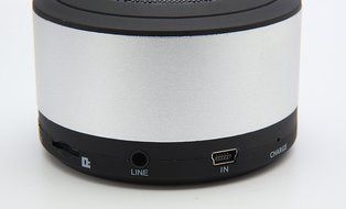 Bluetooth Travel Party Speaker , Silver N4