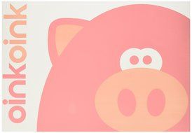 Joie Oink Silicone Non Stick Baking Mat, Pink