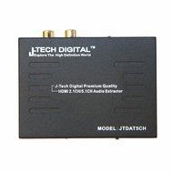 J-Tech Digital &reg; Premium Quality 1080P HDMI To HDMI + Audio (SPDIF + RCA Stereo) Audio Extractor Converter (Support...