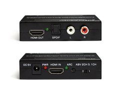 J-Tech Digital &reg; Premium Quality 1080P HDMI To HDMI + Audio (SPDIF + RCA Stereo) Audio Extractor Converter (Support... N4