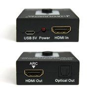 J-Tech Digital &reg; Premium Quality 1080P HDMI To HDMI + Audio (SPDIF + RCA Stereo) Audio Extractor Converter (Support... N8