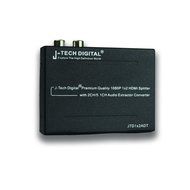 J-Tech Digital &reg; Premium Quality 1080P HDMI To HDMI + Audio (SPDIF + RCA Stereo) Audio Extractor Converter (Support... N12