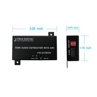 J-Tech Digital &reg; Premium Quality 1080P HDMI To HDMI + Audio (SPDIF + RCA Stereo) Audio Extractor Converter (Support... N23