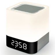 Alisten Portable Wireless Bluetooth 4.0 Speaker and LED Light Lamp Alarm Clock with Quality Sound, Touch Light...