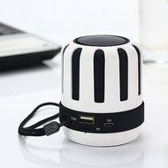 Aolyty Portable Mini Stereo Wireless Bluetooth Speaker Radio TF Card Handsfree Subwoofer White N2
