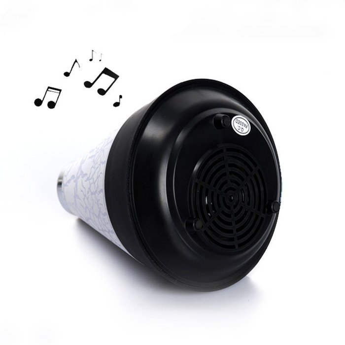 Smileto Multifunctional Mini Portable Music Style Bluetooth Wireless Speaker With Colorful LED Light, Card Suport... N2