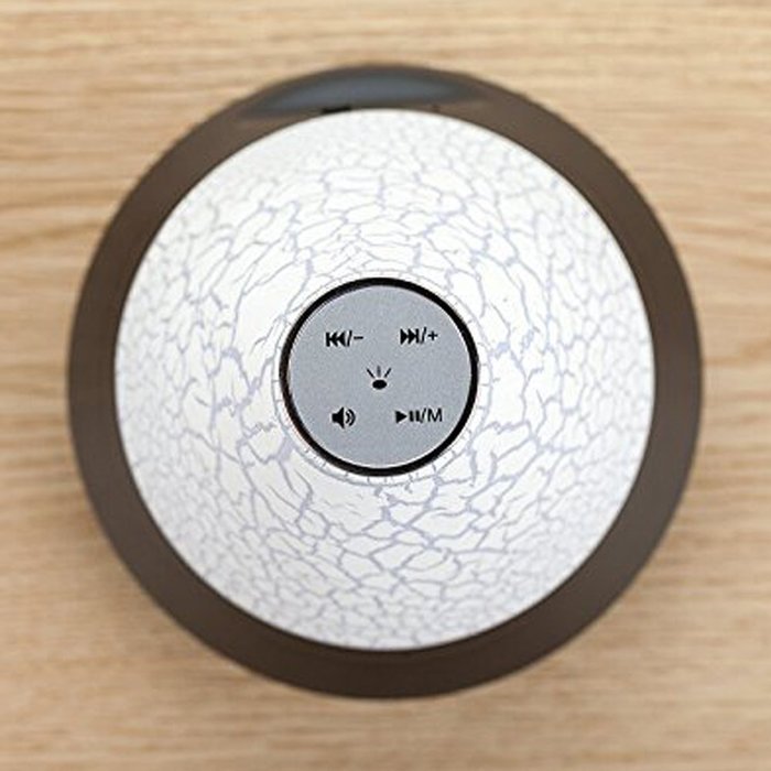 Smileto Multifunctional Mini Portable Music Style Bluetooth Wireless Speaker With Colorful LED Light, Card Suport... N5