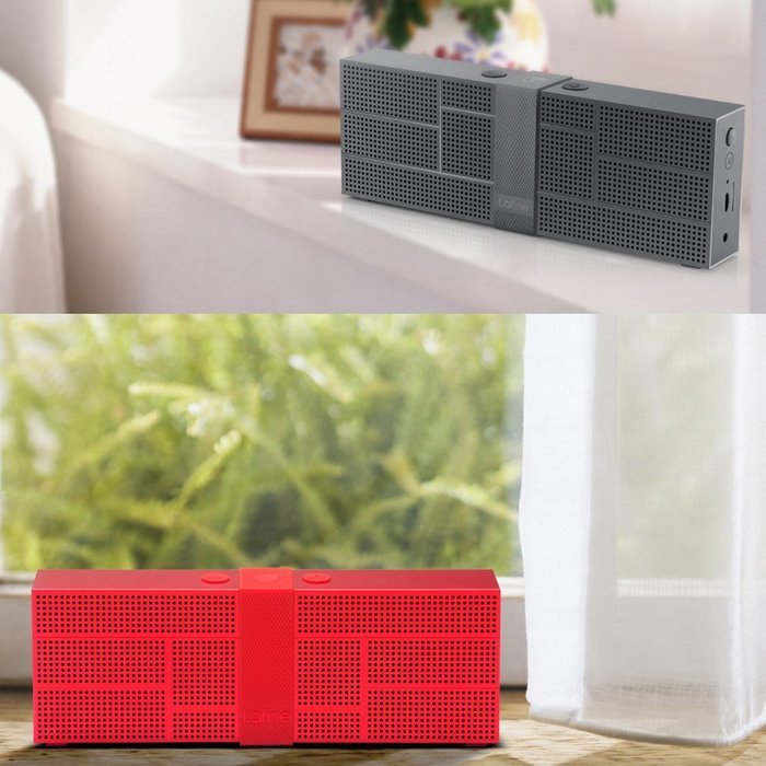 GranVela F35 Dual-Driver Portable Bluetooth Wireless Stereo Speaker with built-in Microphone Rugged Aluminum Shell... N2