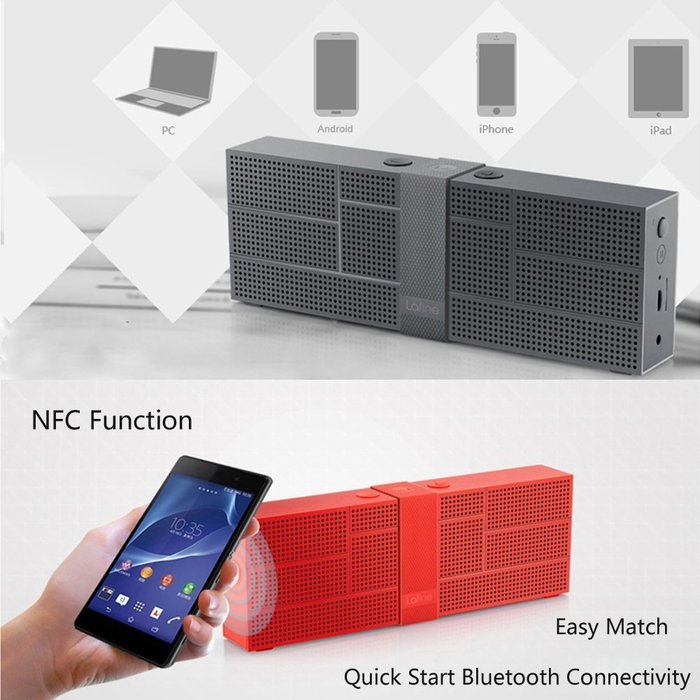 GranVela F35 Dual-Driver Portable Bluetooth Wireless Stereo Speaker with built-in Microphone Rugged Aluminum Shell... N4