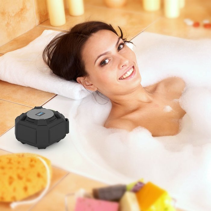 OuTera Ulta-Portable Bluetooth Speakers Wireless Speakers V4.1 for Outdoor / Shower, Waterproof Shockproof Dustproof... N5