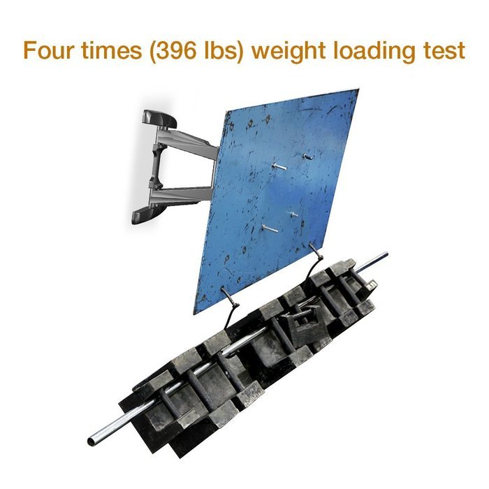 Loctek TV Wall Mount Bracket 42-70" Full Motion Interactive swivel tilt Articulating LCD LED VESA 600x400 N6