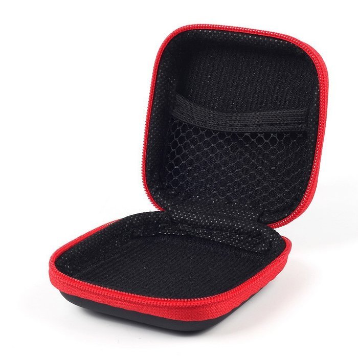 Coolsell [5-Pack] Square Carrying Cases for Cellphone Earphone Headset Earbuds Pouch Storage bags N8