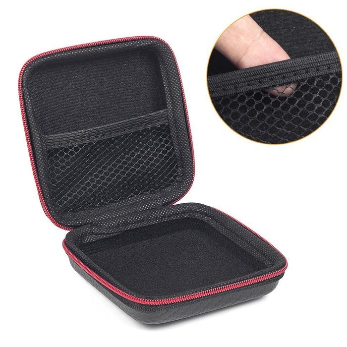 Coolsell [5-Pack] Square Carrying Cases for Cellphone Earphone Headset Earbuds Pouch Storage bags N21