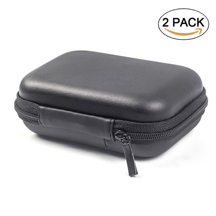 Coolsell [5-Pack] Square Carrying Cases for Cellphone Earphone Headset Earbuds Pouch Storage bags N25