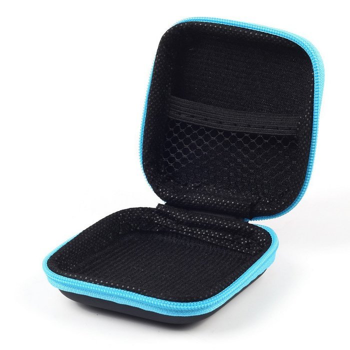 Coolsell [5-Pack] Square Carrying Cases for Cellphone Earphone Headset Earbuds Pouch Storage bags N34