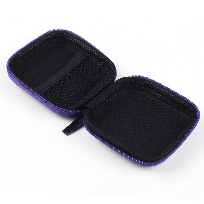 Coolsell [5-Pack] Square Carrying Cases for Cellphone Earphone Headset Earbuds Pouch Storage bags N41