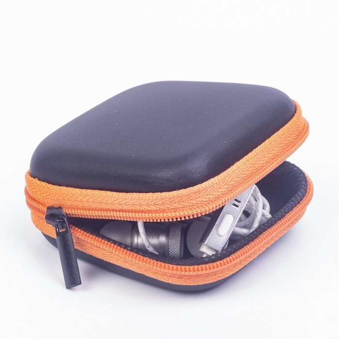 Coolsell [5-Pack] Square Carrying Cases for Cellphone Earphone Headset Earbuds Pouch Storage bags N52
