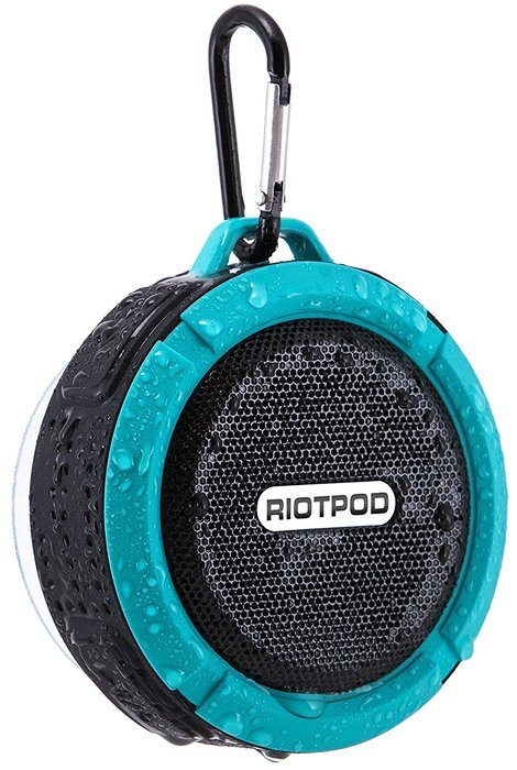 Wireless Waterproof Bluetooth Speaker for the Outdoors/ Shower from Riotpod offers Portable High Quality Sound...