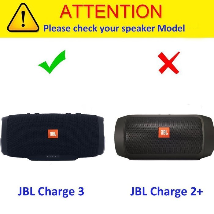 Khanka EVA Hard Case Travel Carrying Storage Bag for JBL Charge 3 Waterproof Portable Wireless Bluetooth Speaker... N3