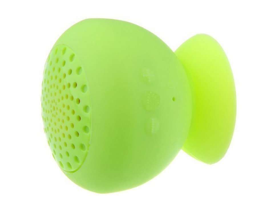 amtonseeshop Waterproof Mini Mushroom Wireless Bluetooth Speaker (Green)