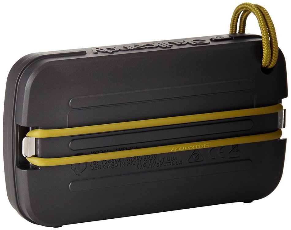 Skullcandy Ambush Water-resistant Drop-proof Bluetooth Portable Palm Speaker, Olive and Black
